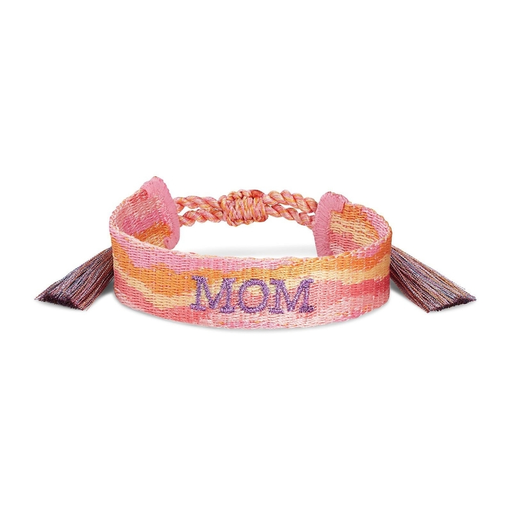 NWOT KENDRA SCOTT Mom Gold Friendship Bracelet In Pink Mix
